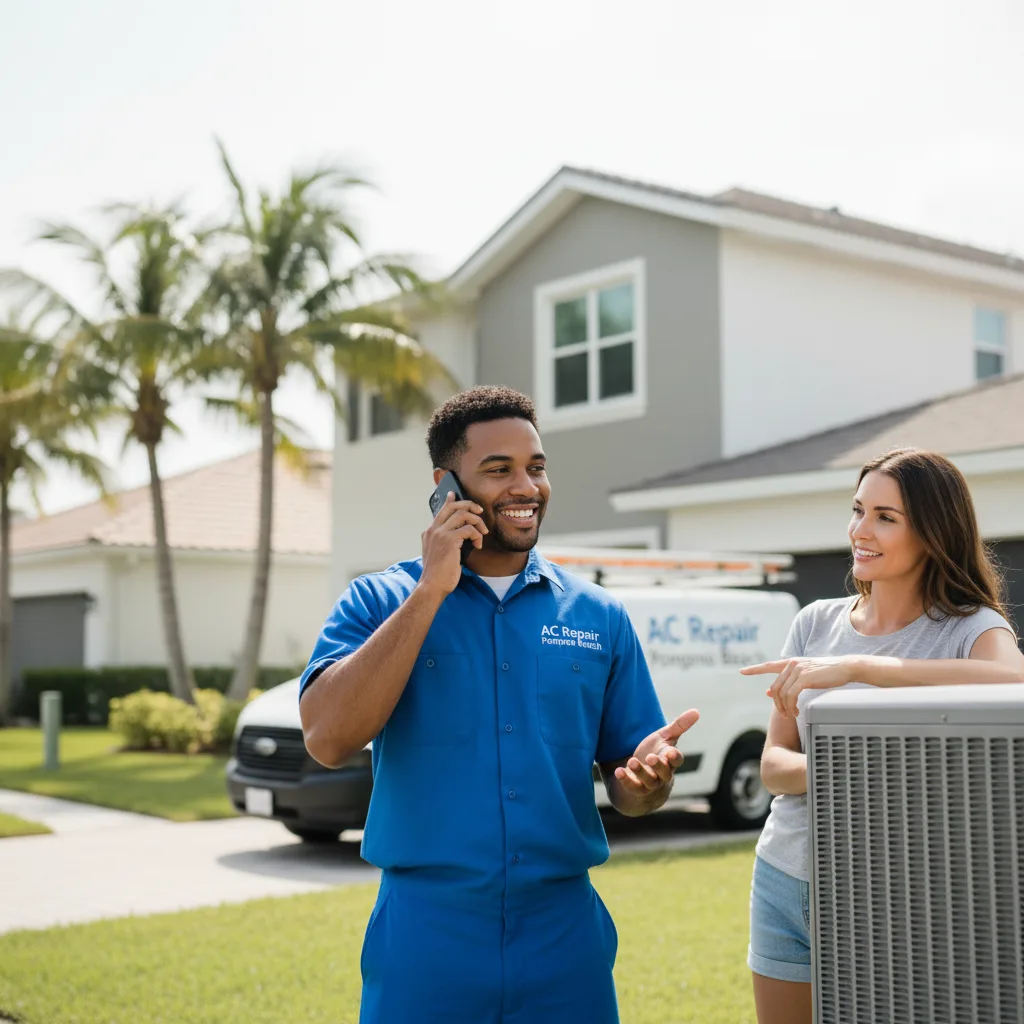 AC Repair Pompano Beach customer support in Pine Prairie